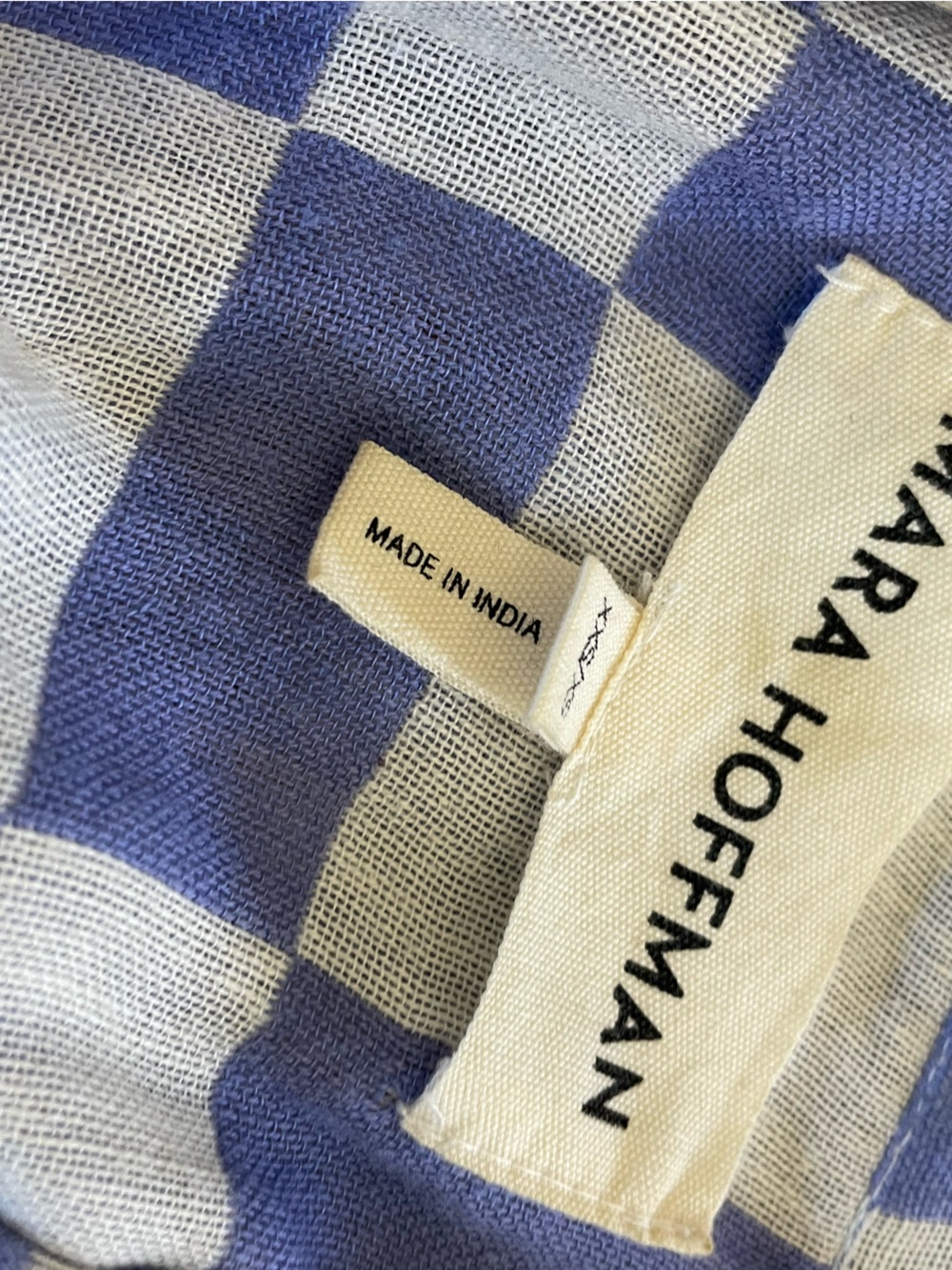 Mara Hoffman Ayra Checked Robe - Picture 3 of 7